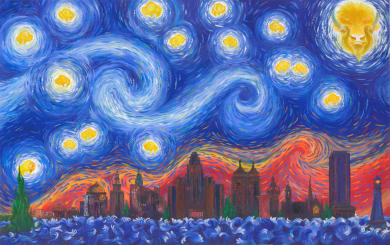 Van Gogh-fflo